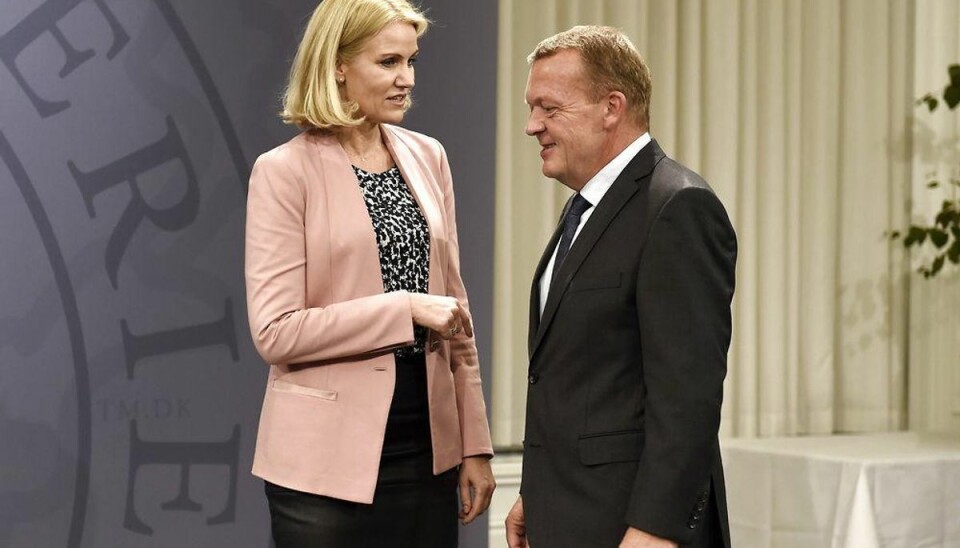 Thorning advarer Løkke: Hold dig under 20 procent Foto: Keld Navntoft/Scanpix.