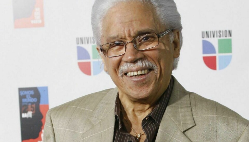 Den dominikansk fødte salsa legende Johnny Pacheco døde mandag den 15. februar efter at have været indlagt med lungebetændelse. Han blev 85 år gammel. Foto: Scanpix/AP Photo/Wilfredo Lee,
