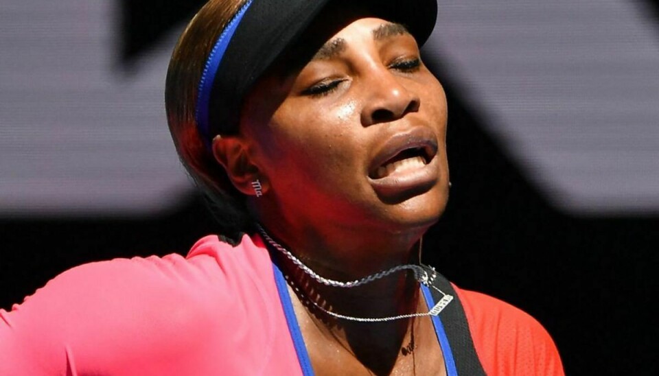 Serena Williams tabte til Naomi Osaka og er ude af turneringen. Foto: (Foto: Paul CROCK/Scanpix),