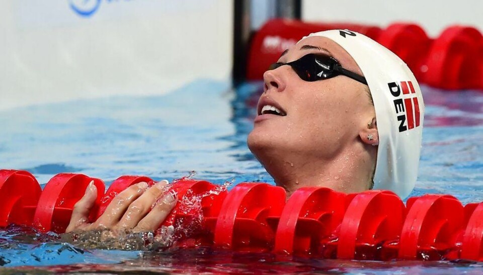 Jeanette Ottesen er klar til sprintfinale i butterfly Jeanette Ottesen. Foto: ALEXANDER NEMENOV/Scanpix.