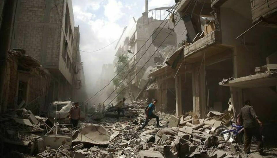 Lørdag skal en delvis våbenhvile begynde i Syrien. Foto: ABD DOUMANY/Scanpix