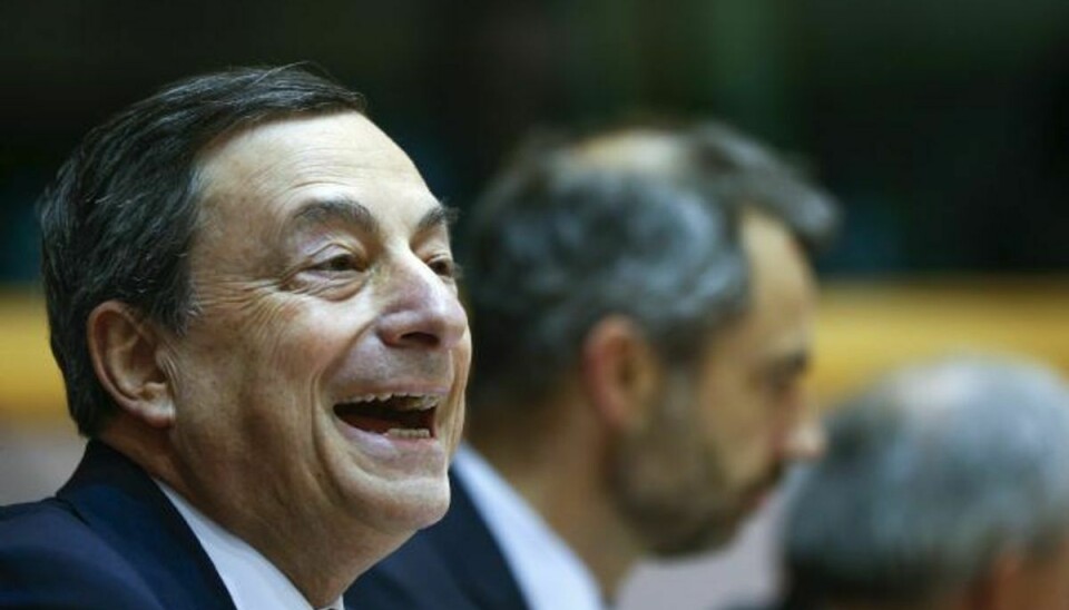 Mario Draghi, chefen for Den Europæiske Centralbank, har kastet yderligere stimulus i markedet for at sætte gang i den sløve europæiske økonomi. Foto: Yves Herman/Reuters