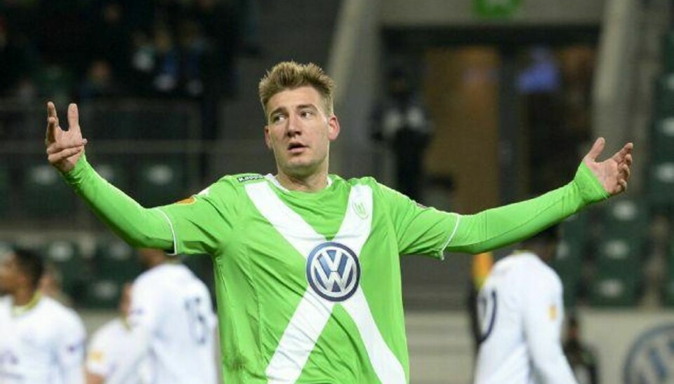 Det ser ikke ud til, at Nicklas Bendtner får lov at træne med Wolfsburgs førstehold i den kommende tid, efter at han sov over sig til tirsdagens formiddagstræning. Foto: Fabian Bimmer/Reuters