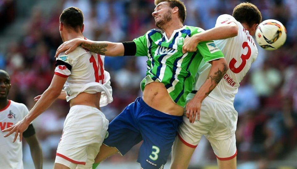 Bendtner redder point til Wolfsburg i danskeropgør Foto: PATRIK STOLLARZ/Scanpix.