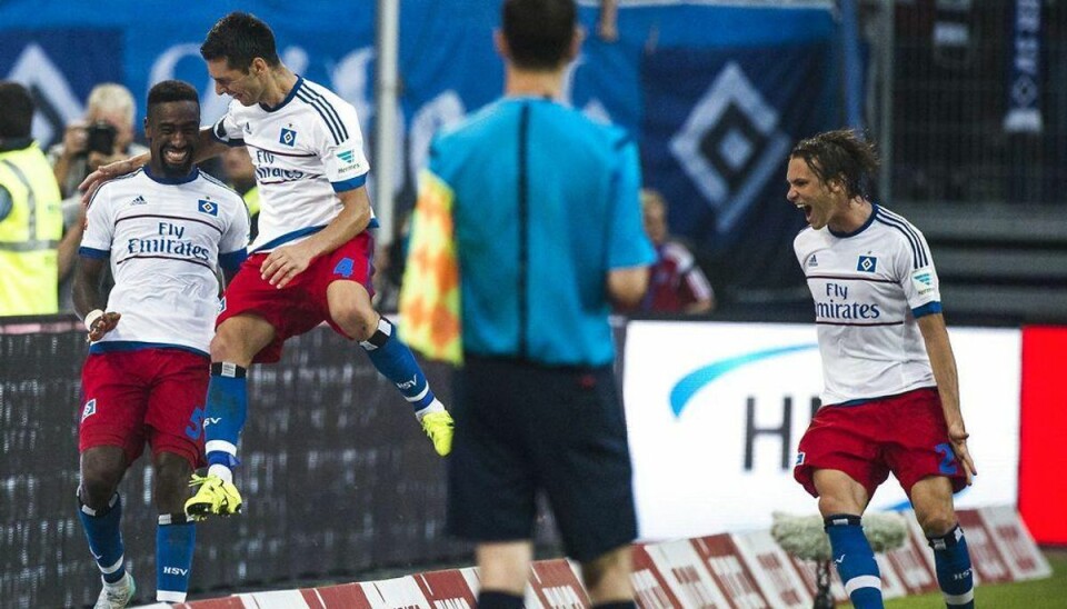 Oprejsning til HSV mod Stuttgart Foto: JOHN MACDOUGALL/Scanpix.