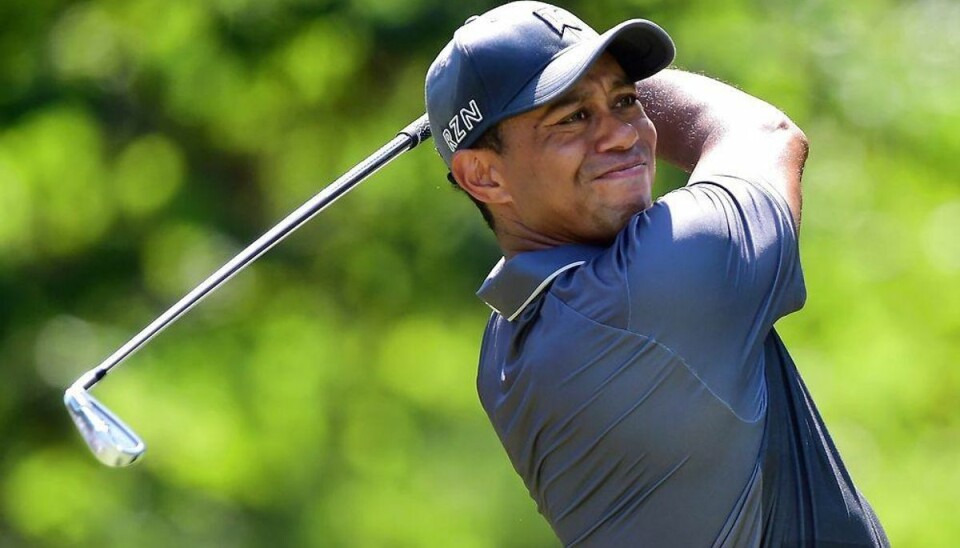 Tiger Woods fører Wyndham Championship Tiger Woods. Foto: Jared C. Tilton/Scanpix.