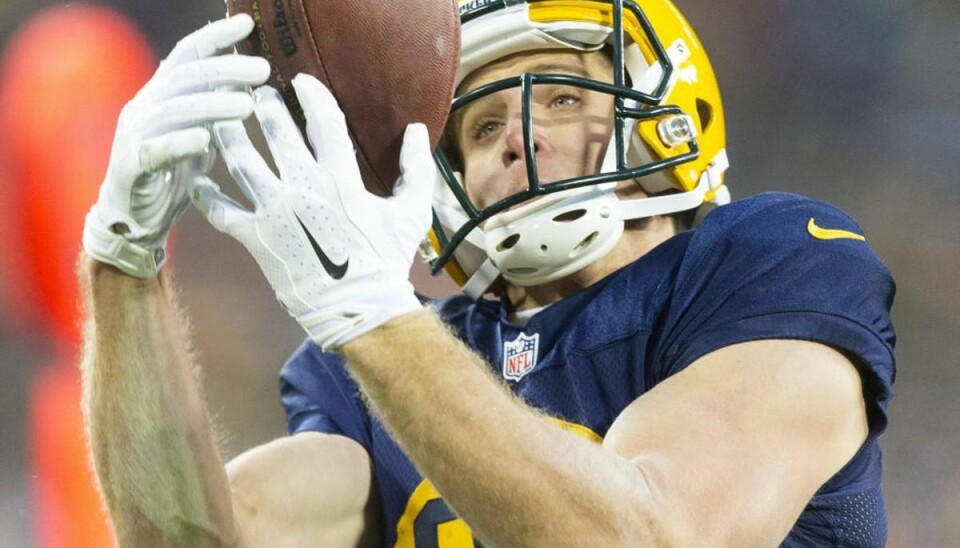 Super Bowl-aspirant mister stjerne-receiver for sæsonen Jordy Nelson er ude for sæsonen med et skadet knæ. Arkivfoto: Scanpix