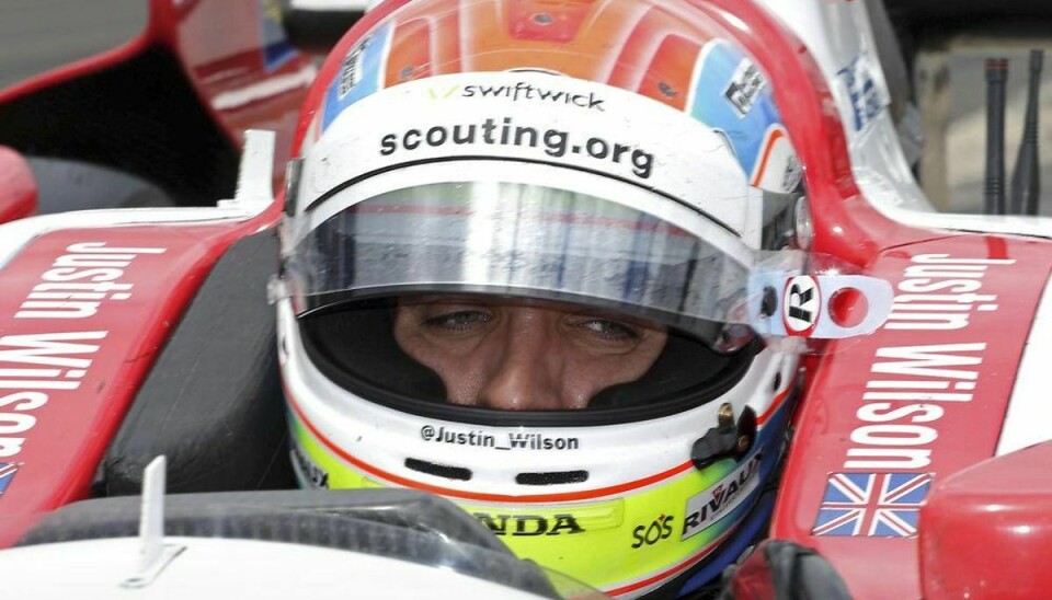 Den britiske racerkører Justin Wilson er mandag død. Foto: Scanpix.