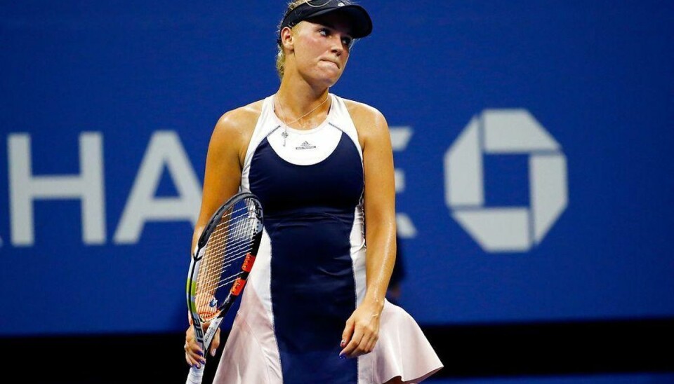 Bitter Wozniacki træt af egen indsats Caroline Wozniacki. Foto: AL BELLO/Scanpix.
