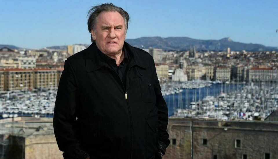 Den franske skuespiller Gerard Depardieu fotograferet i februar 2019 i forbindelse med anden sæson af den franske tv-serie “Marseille”, der blev til i et samarbejde med Netflix. Foto: Anne-Christine Poujoulat/Ritzau Scanpix