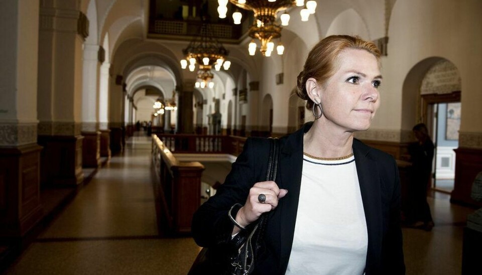 Støjberg trækker løfte i land Inger Støjberg (V) vil ikke længere love, at der kommer færre asylansøgere under Venstre-regeringen, end der gjorde under den forrige. Foto: Linda Kastrup/Scanpix
