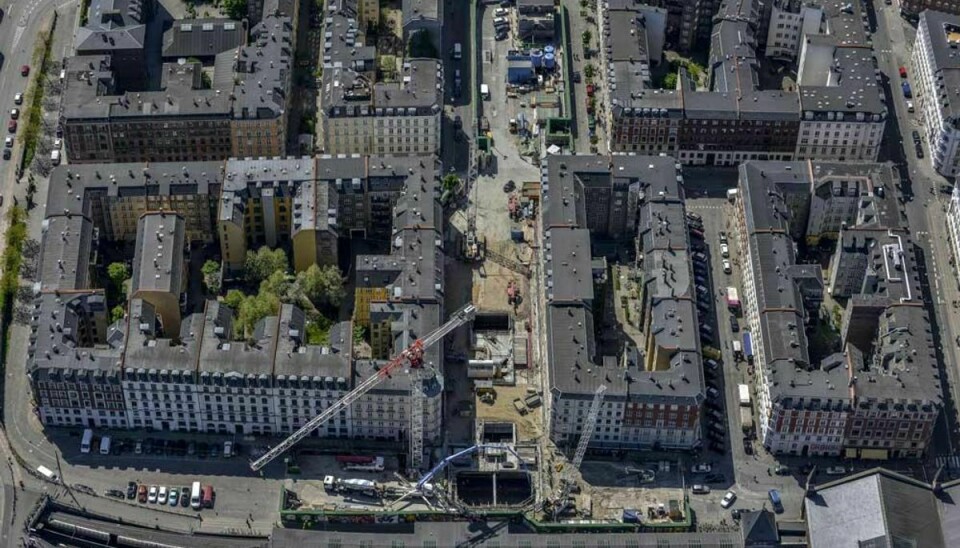 Byggeriet af Cityringen på Københavns Metro koster flere arbejdsulykker. Foto: Wikimedia Commons