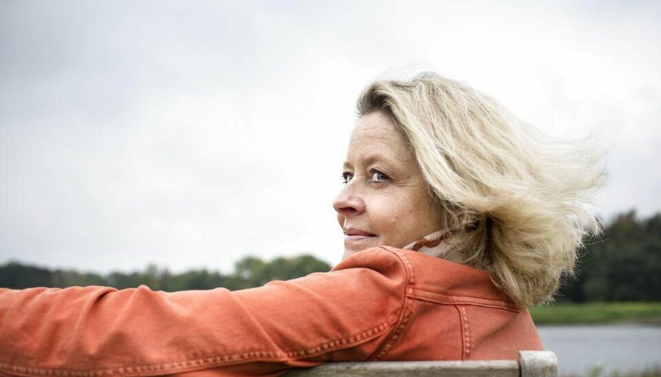 Se billederne: Stine Bosse sælger luksusejendom Stine Bosse ved sit hjem i Nordsjælland. Foto: Niels Ahlmann Olesen/Scanpix (Arkivfoto)