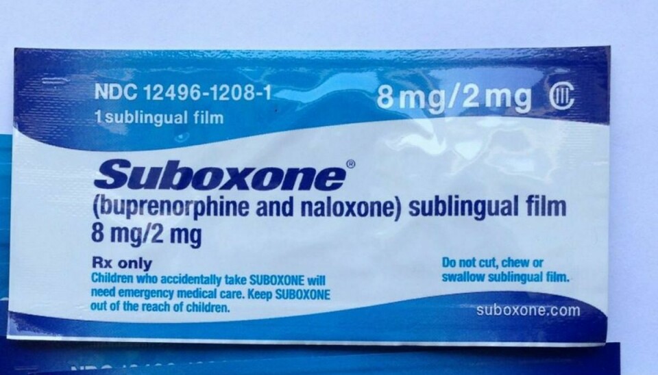 Nordjyllands Politi advarer mod at indtage piller af mærket Suboxone. En patient har tabt ni af disse piller i Hjørring Midtby. Foto: Wikimedia Commons