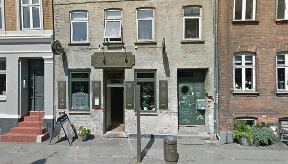 Aarhus’ ældste værtshus lukker Fra på fredag er det slut med fadøl på Guldborg. Foto: Google Street View