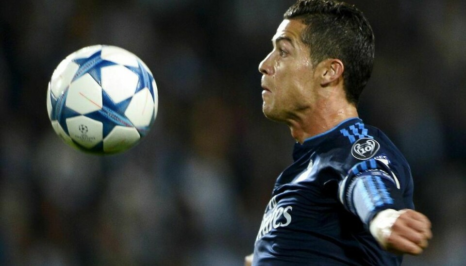 Real Madrids Christiano Ronaldo er den mest scorende spiller i Real Madrids historie. Foto: Anders Wiklund/Scanpix