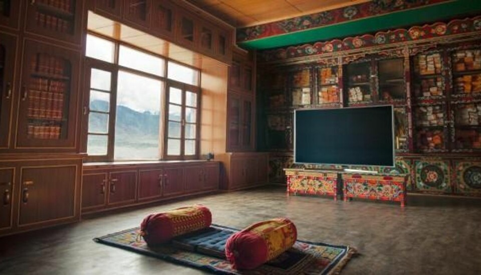 Vil du se serier ved Himalaya i 100 dage? Samsung udlodder 100 dage med tv-serier i Himalaya. Foto: Samsung