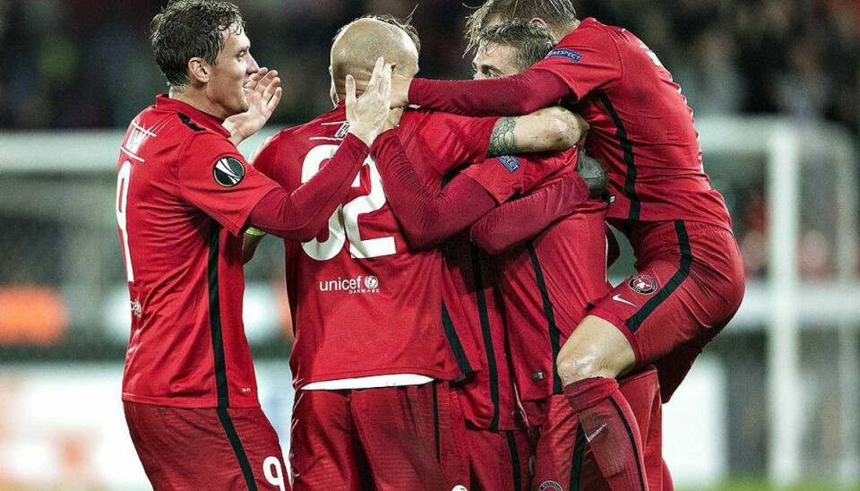 FC Midtjylland sikkert videre i pokalturneringen efter sejr over Næstved. Arkivfoto: Scanpix