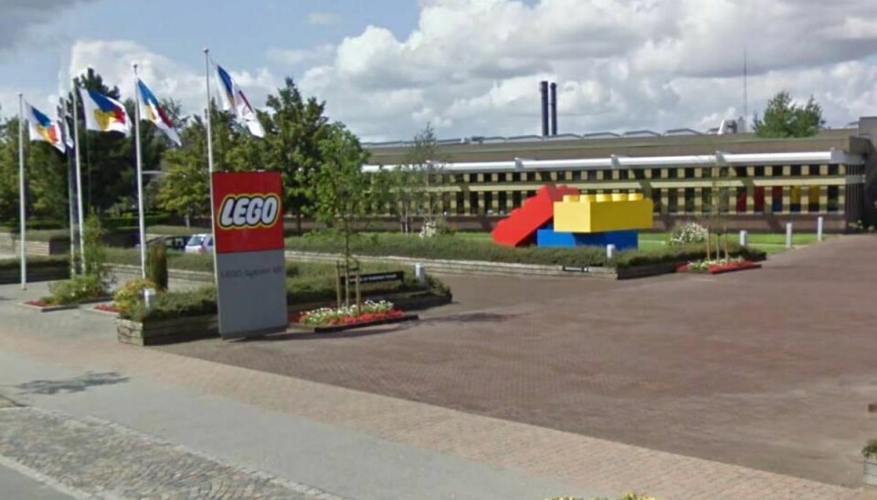 Danskere vil hellere arbejde for Lego end for Mærsk Lego i Billund. Foto: Google Streetview.