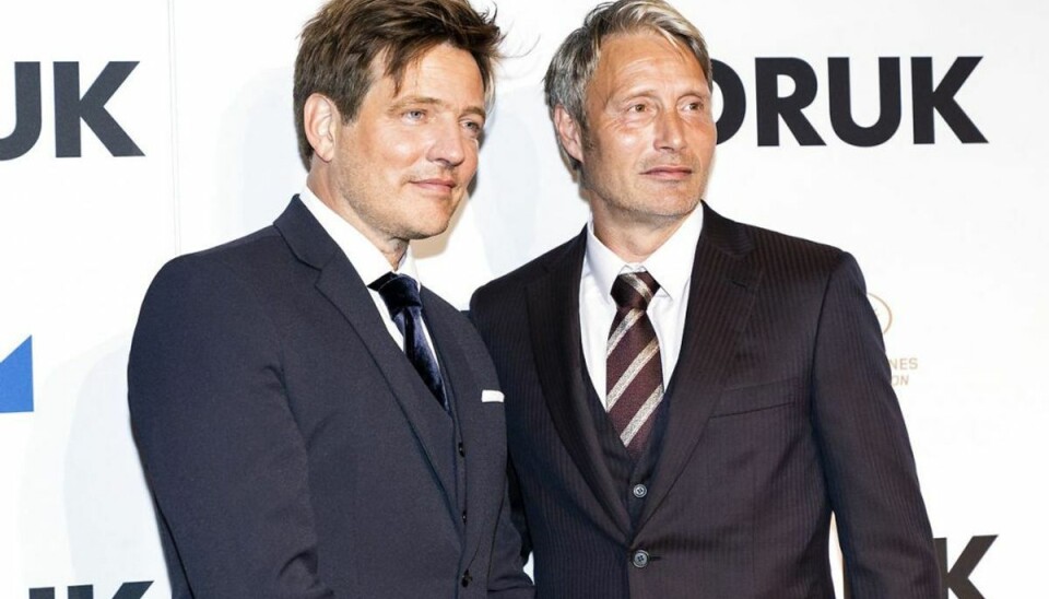 Stor skuffelse for ‘Druk’ Det blev ikke til en Golden Globe til Druk ved nattens prisuddeling. (Foto: Ida Marie Odgaard/Ritzau Scanpix)