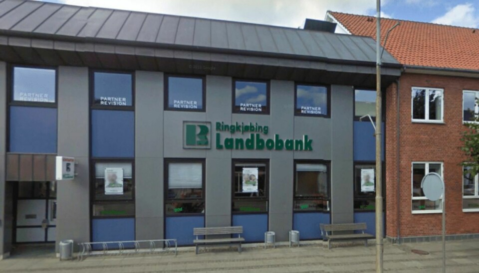 Nu skal sagen om kursmanipulation i Ringkjøbing Landbobank for højesteret. Foto: Google Streetview