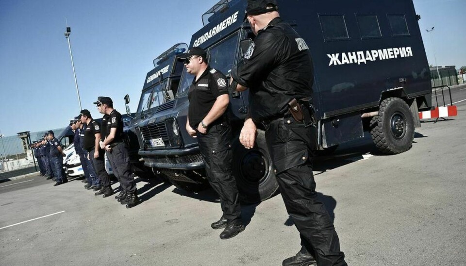 Bulgarsk politi har dræbt en mand ved grænsetumult. Foto: Hristo Rusev/Scanpix
