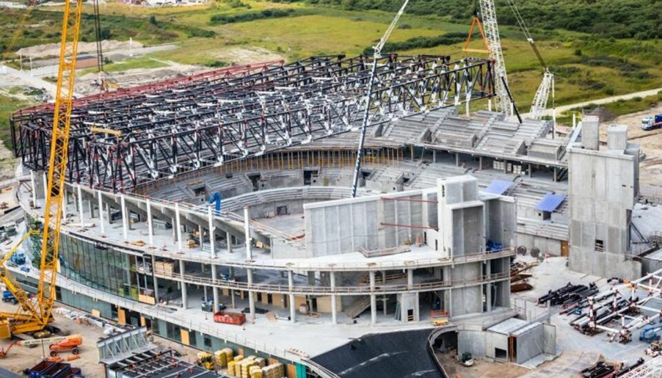 Arena bringer Danmark i en ny sports-liga Byggeriet af den ny Royal Arena i København er i fuld gang. Det har lovende udsigter. Foto: ©Hélène Mogensen de Monléon