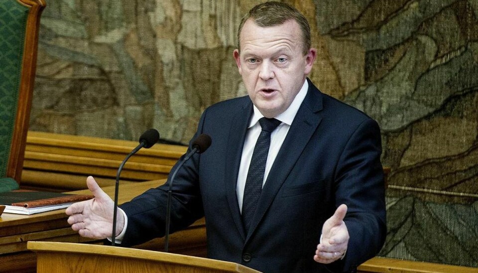 Løkke løber fra kontanthjælps-løfte: Klar til at skære Lars Løkke Rasmussen slog under valgkampen gentagne gange fast, at der ikke ville blive skåret i kontanthjælpen med ham ved roret. Det er imidlertid det regeringen nu lægger op til. Foto: Liselotte Sabroe/Scanpix.