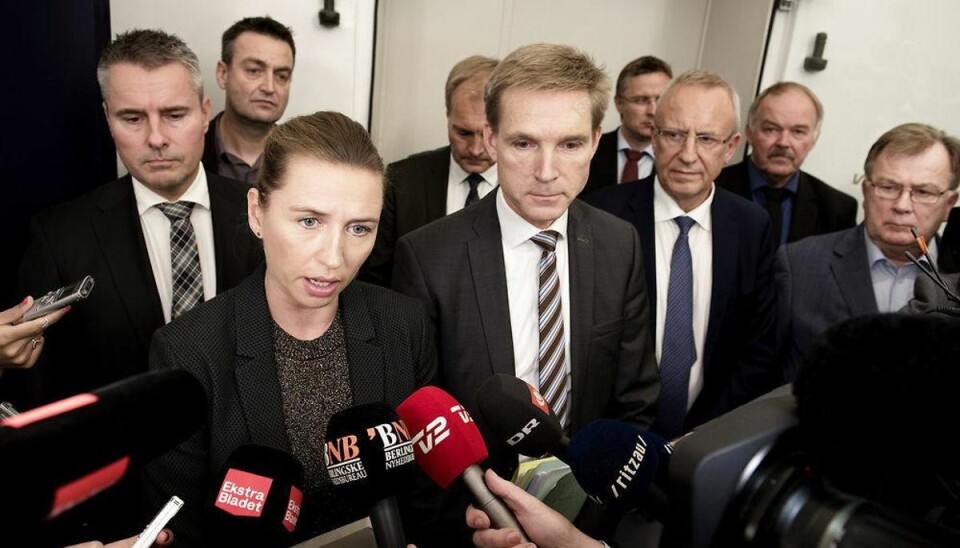 Mette F: Dagpengeaftale har den rette balance Mette Frederiksen, formand for Socialdemokraterne udtaler sig om den nye reform af dagpengesystemet. Foto: Linda Kastrup/Scanpix.
