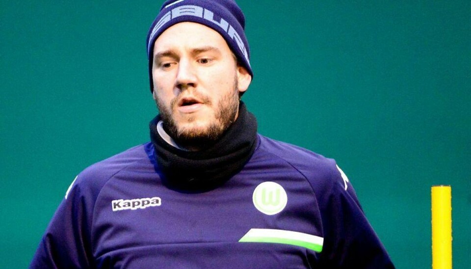 Wolfsburg: Bendtner træner med og er ikke skadet Nicklas Bendtner. Foto: PETER STEFFEN/Scanpix.
