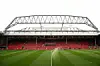 Liverpools store Anfield Stadium er blevet evakueret, da to personer forsvandt under en rundvisning. Foto: Scanpix