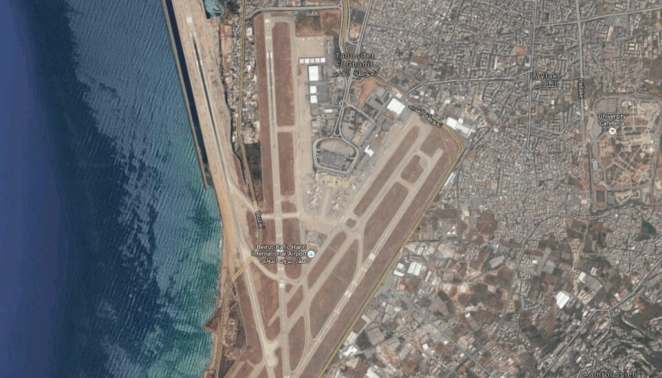 Prins anholdt for narkotikasmugling En saudiarabisk prins er angiveligt blevet anholdt i Beiruts internationale lufthavn. Foto: Google Maps
