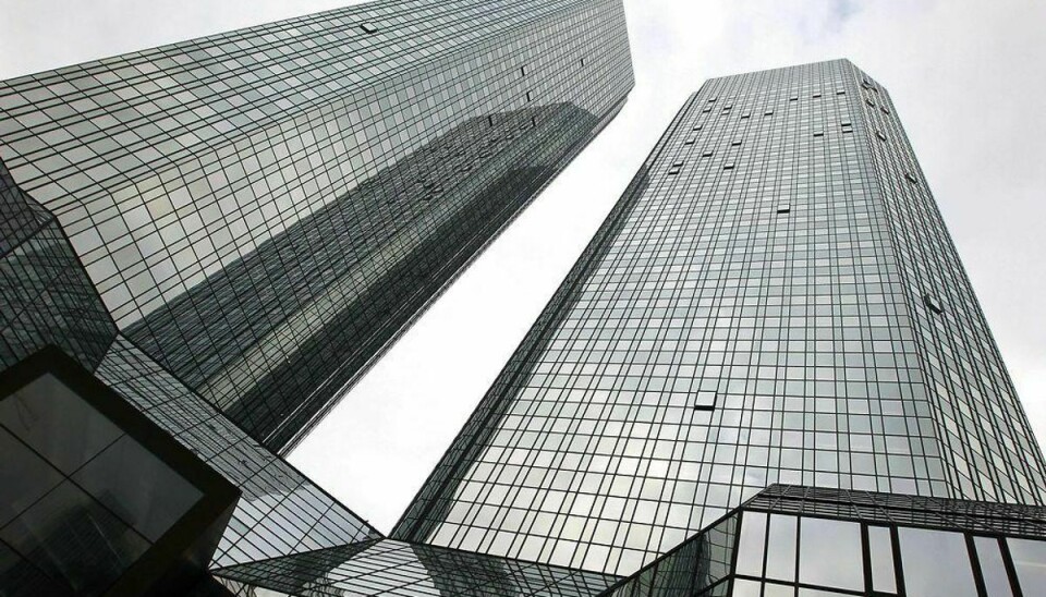 Deutsche Bank fyrer mindst 9000 efter skuffende resultat. Foto: DANIEL ROLAND/Scanpix