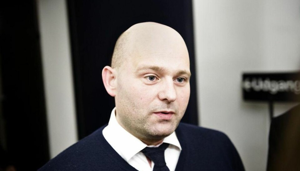 Pape får hård kritik for stadionhandel Søren Pape Poulsen (C) til forhandlinger om finansloven med Dansk Folkeparti, Liberal Alliance og Konservative i Finansministeriet i København fotograferet mandag den 26. oktober 2015. Foto: Mathias Løvgreen Bojesen/Scanpix