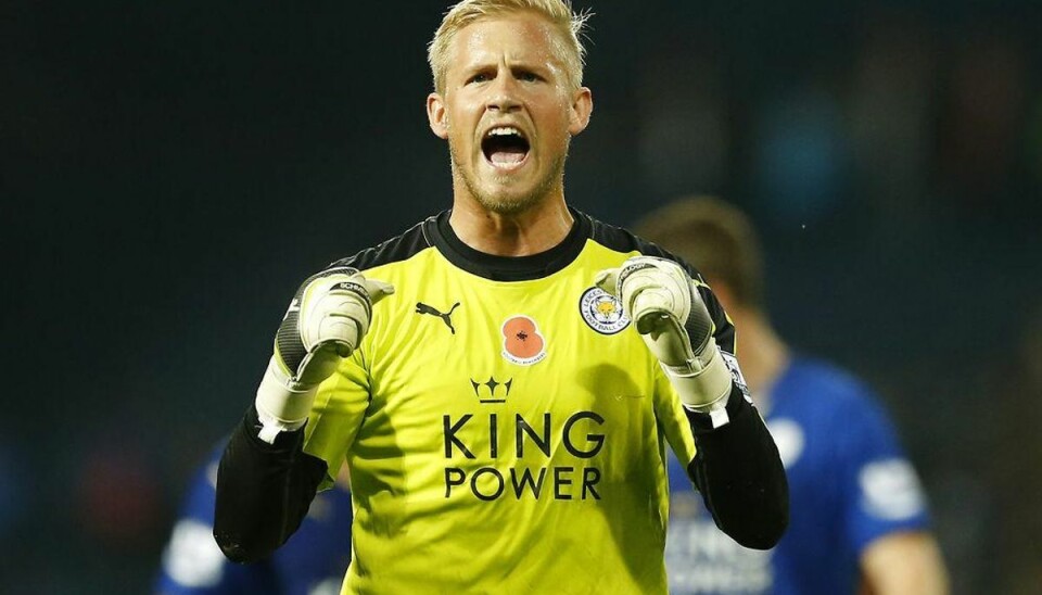 Schmeichel storroser Premier Leagues topscorer Kasper Schmeichel. Foto: Andrew Boyers/Scanpix.