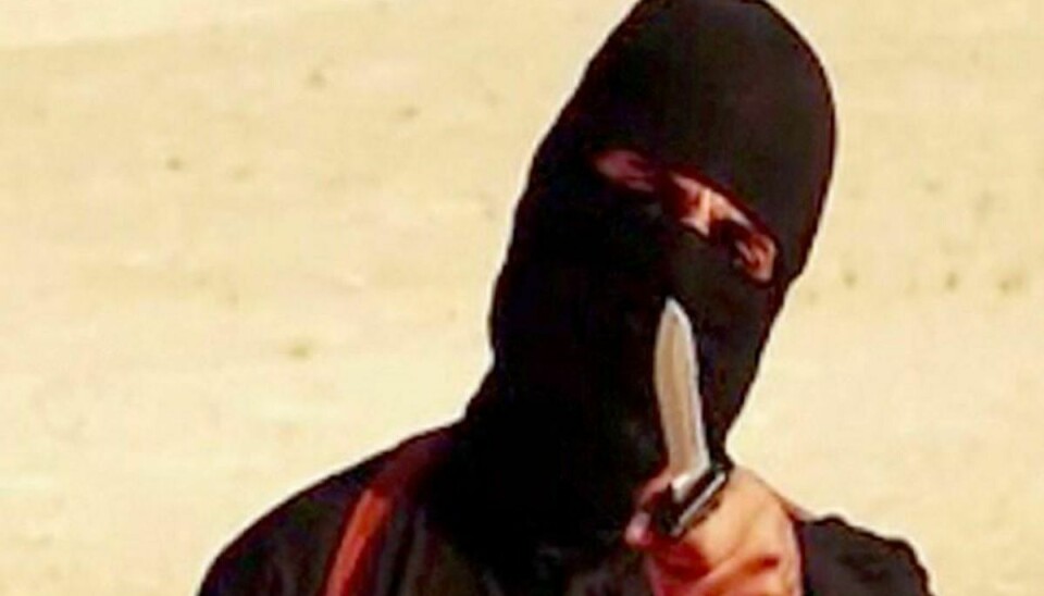 Målet for et amerikansk droneangreb: Videobøddelen Jihadi John, der blandt andet er mistænkt for at stå bag drabet på journalisten James Foley. Foto: Scanpix