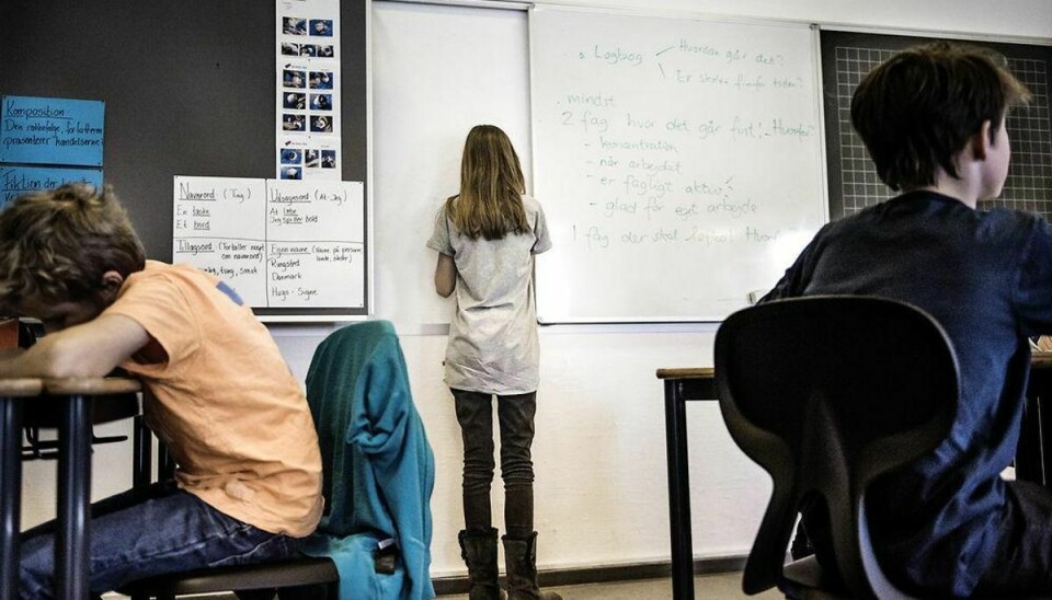 Utilfredsheden med de længere skoledage efter skolereformen stiger blandt forældrene. Foto: Thomas Lekfeldt/Scanpix