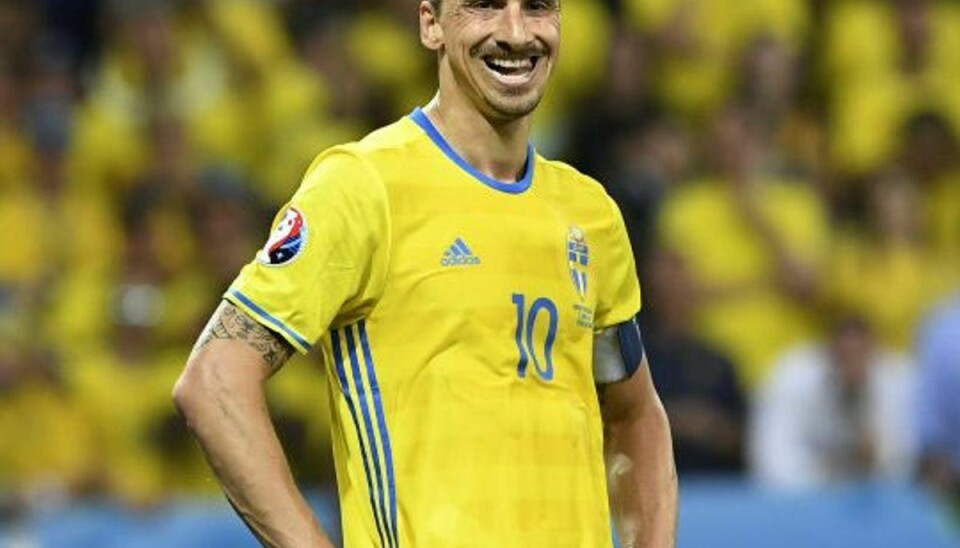 Zlatan Ibrahimovic stoppede på det svenske landshold i 2016. Nu ser han ud til at få comeback. Foto: Jonathan Nackstrand/AFP