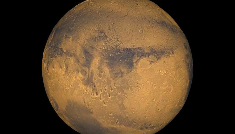 Mars har en gang været særdeles gæstfri. Det viser nye undersøgelser fra NASA. Foto: Scanpix