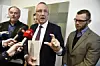 Beskaftigelsesminister Jørgen Neegaard Larsen Doorstep beskæftigelsesministeriet – Regeringen og blå blok er enige om det såkaldte moderne kontanthjælpsloft – det skal skaffe penge til skattelettelser. Foto: Søren Bidstrup/Scanpix.