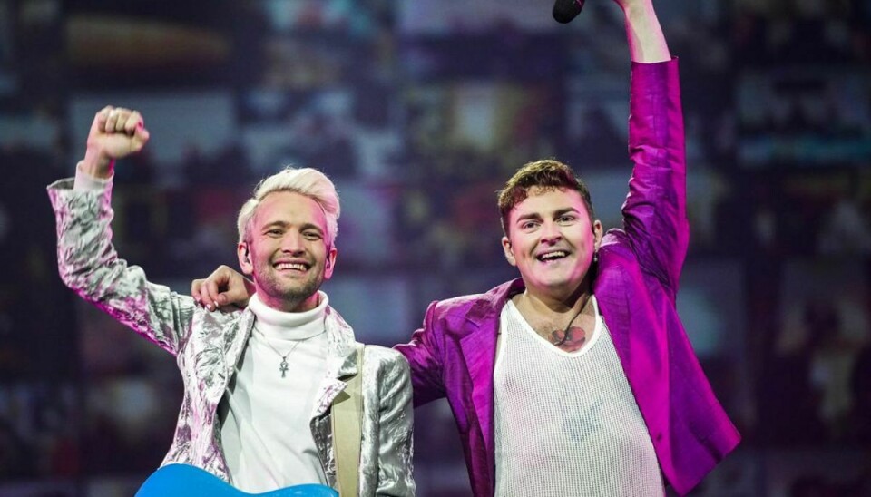 Fyr & Flamme vinder Dansk Melodi Grand Prix 2021. Foto: Martin Sylvest/Ritzau Scanpix 2021.