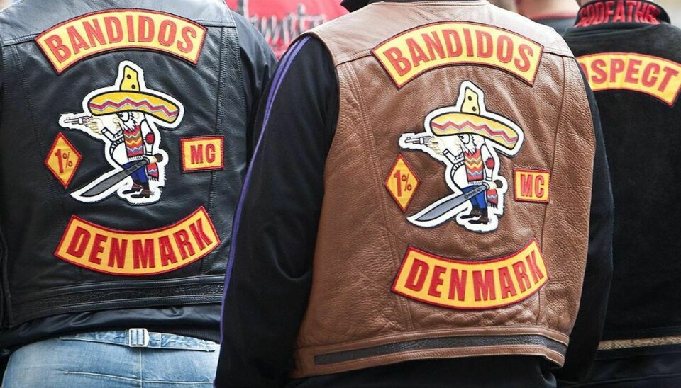 Fire personer med relation til rockerklubben Bandidos er blevet anholdt og sigtet for i alt 10 indbrud. Arkivfoto: Scanpix