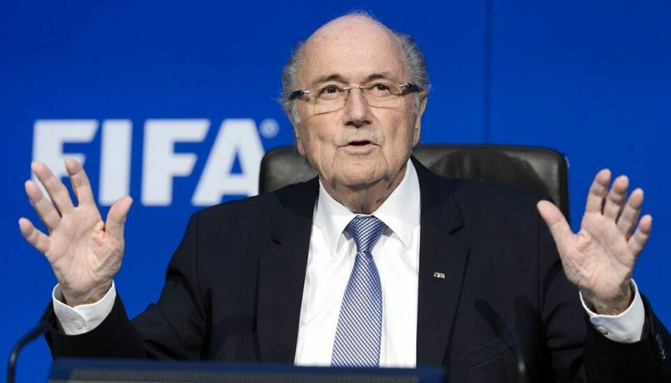 FIFA president Sepp Blatter. Foto: FABRICE COFFRINI/Scanpix.