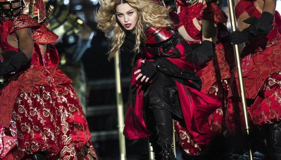 Madonna gav mandag koncert i Boxen Herning. Foto: Claus Fisker/Scanpix.