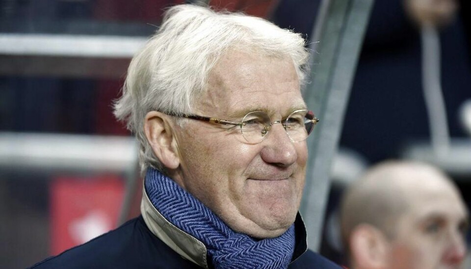 Olsen: -Det bliver en anderledes kamp i Parken Landstræner Morten Olsen. Foto: Claus Bech/Scanpix.