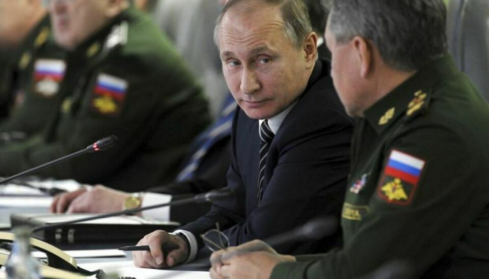 Ruslands præsident Vladimir Putin meddeler, at landet begynder tilbagetrækning af tropper fra Syrien. Foto: Scanpix