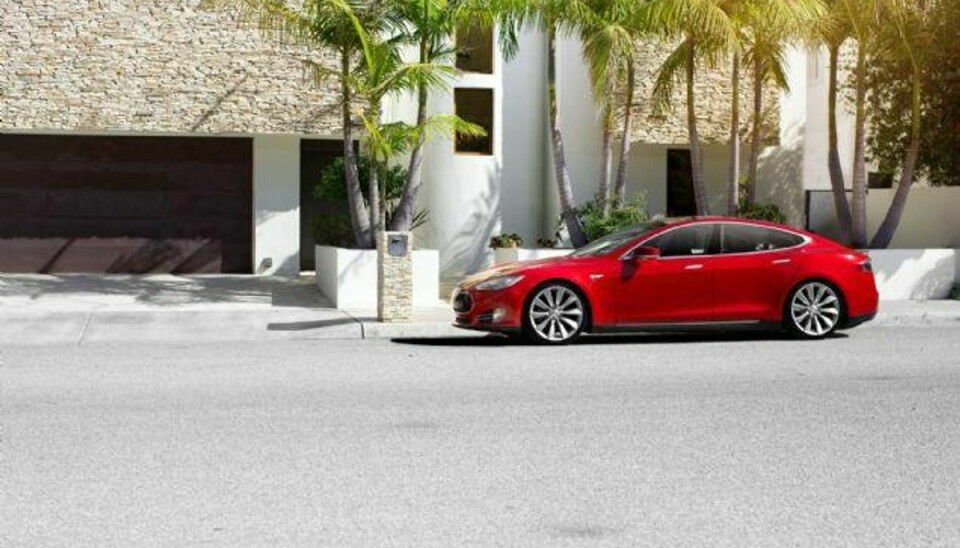 Der blev solgt markant færre elbiler i januar og begyndelsen af februar, efter at afgiften på biltypen er blevet hævet. Foto: Tesla/Free