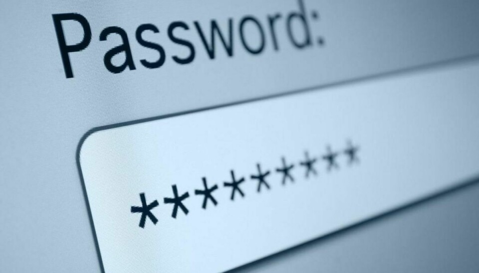 Et godt password er vigtigt. Foto: Iris/Scanpix