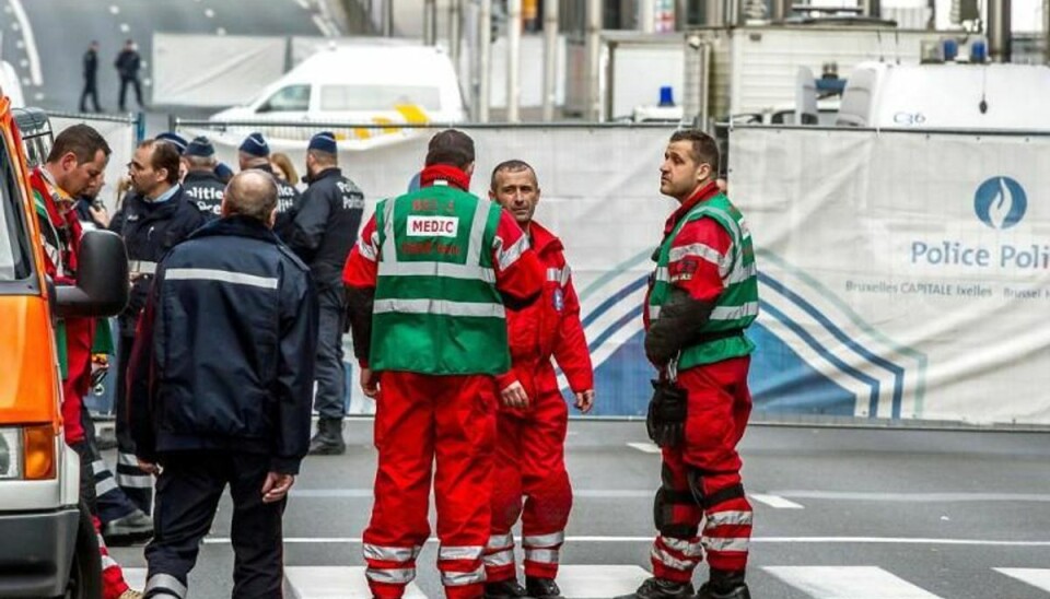 Færing blandt de sårede i Bruxelles En færing er blandt de mange sårede. Foto: Scanpic