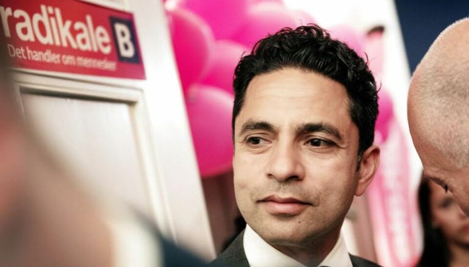 Lokalformand ærgrer sig over Sareens partihop Manu Sareens partiskifte til Alternativet ærgrer De Radikale i hovedstaden. Han har været en profil hos os, lyder det. Foto: Scanpix